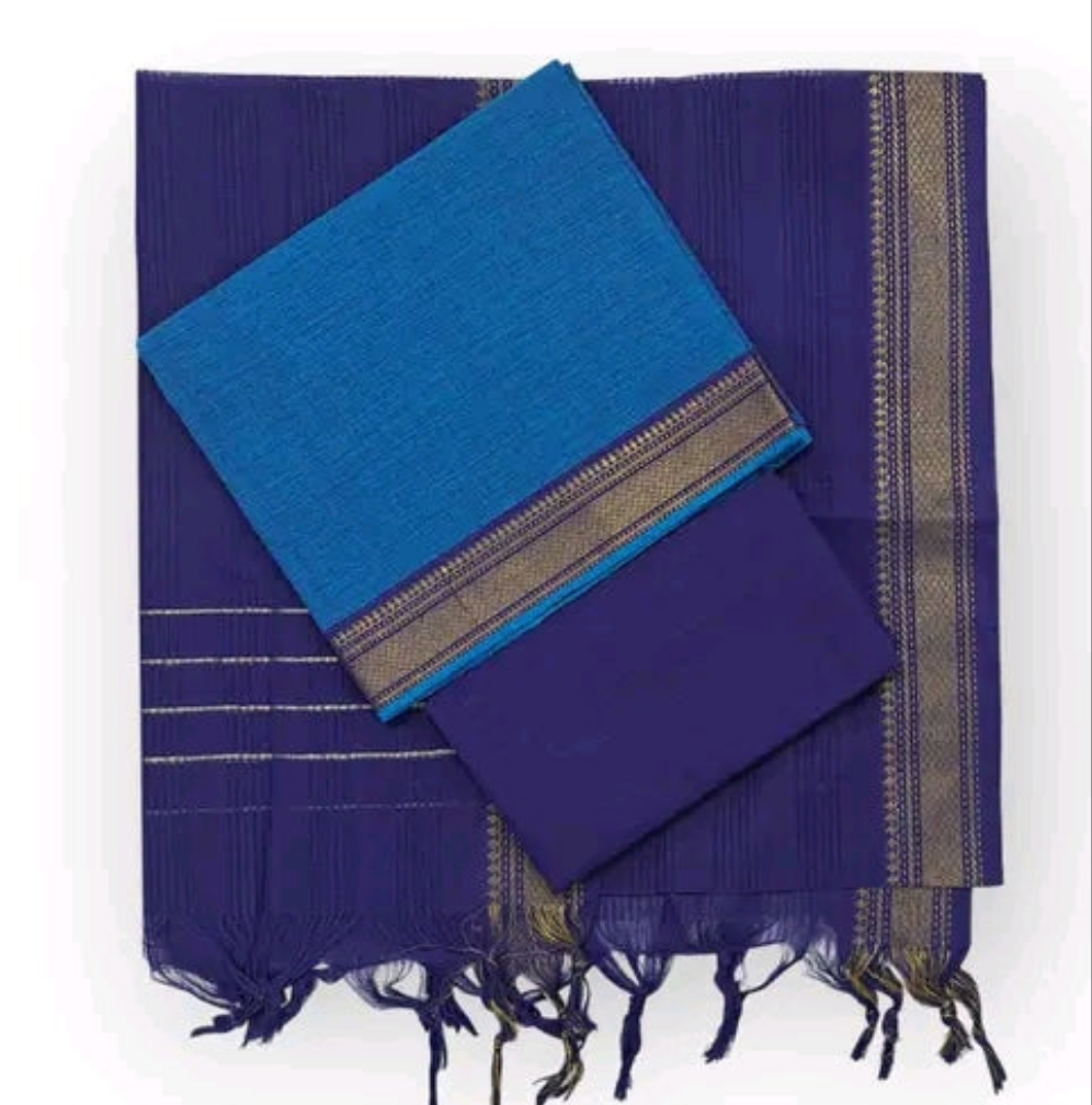 Mangalagiri cotton unstitched salwar material