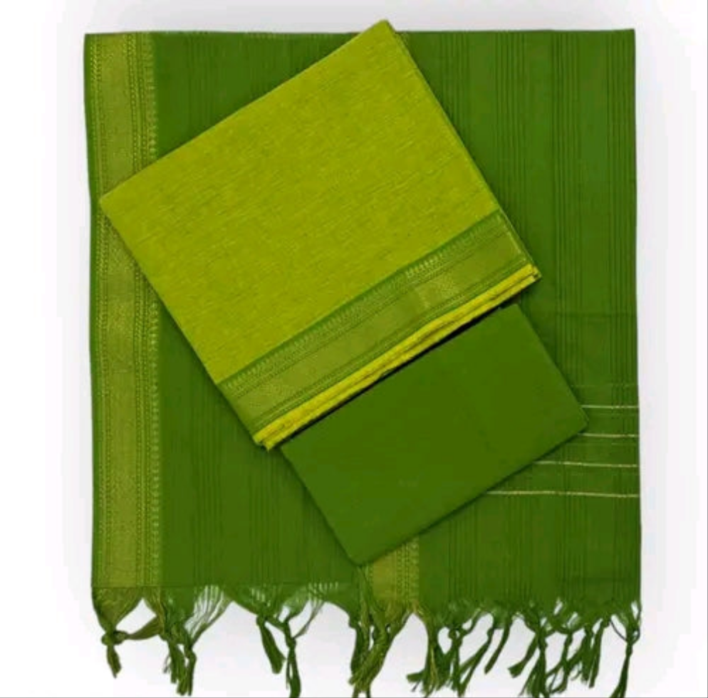 Mangalagiri cotton unstitched salwar material