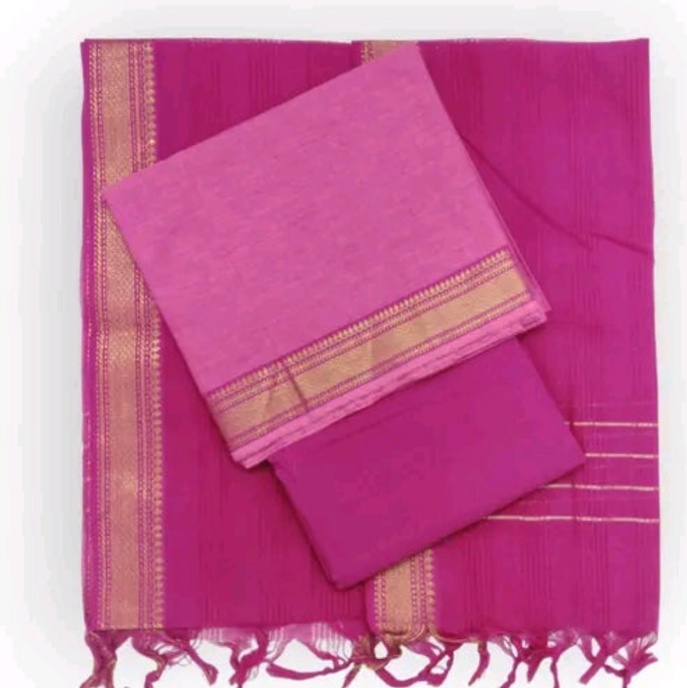 Mangalagiri Cotton unstitched salwar material