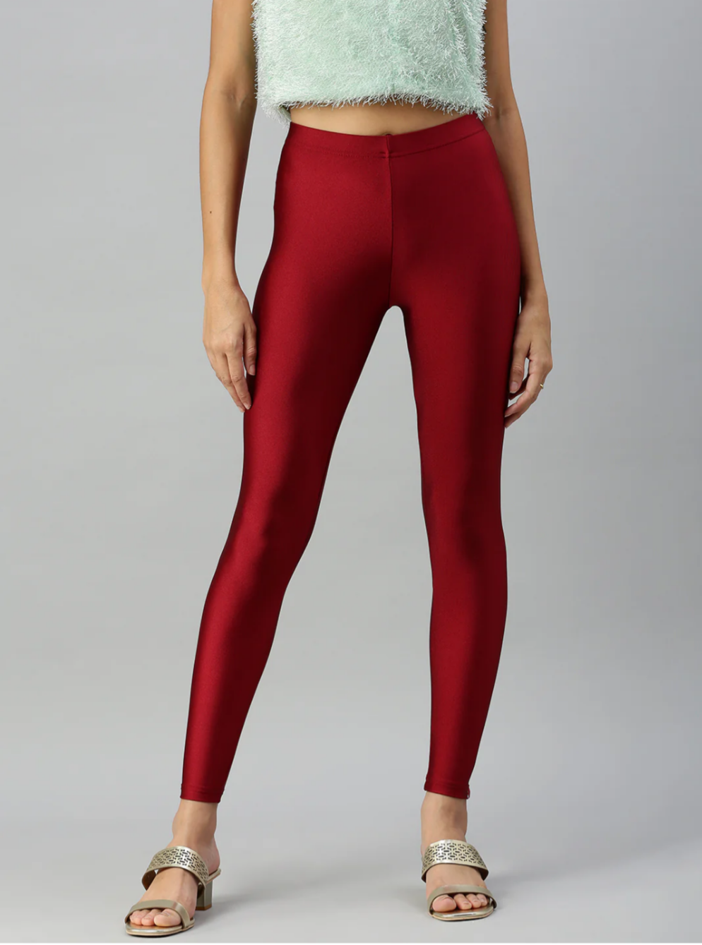 Shimmer Leggings - Marron