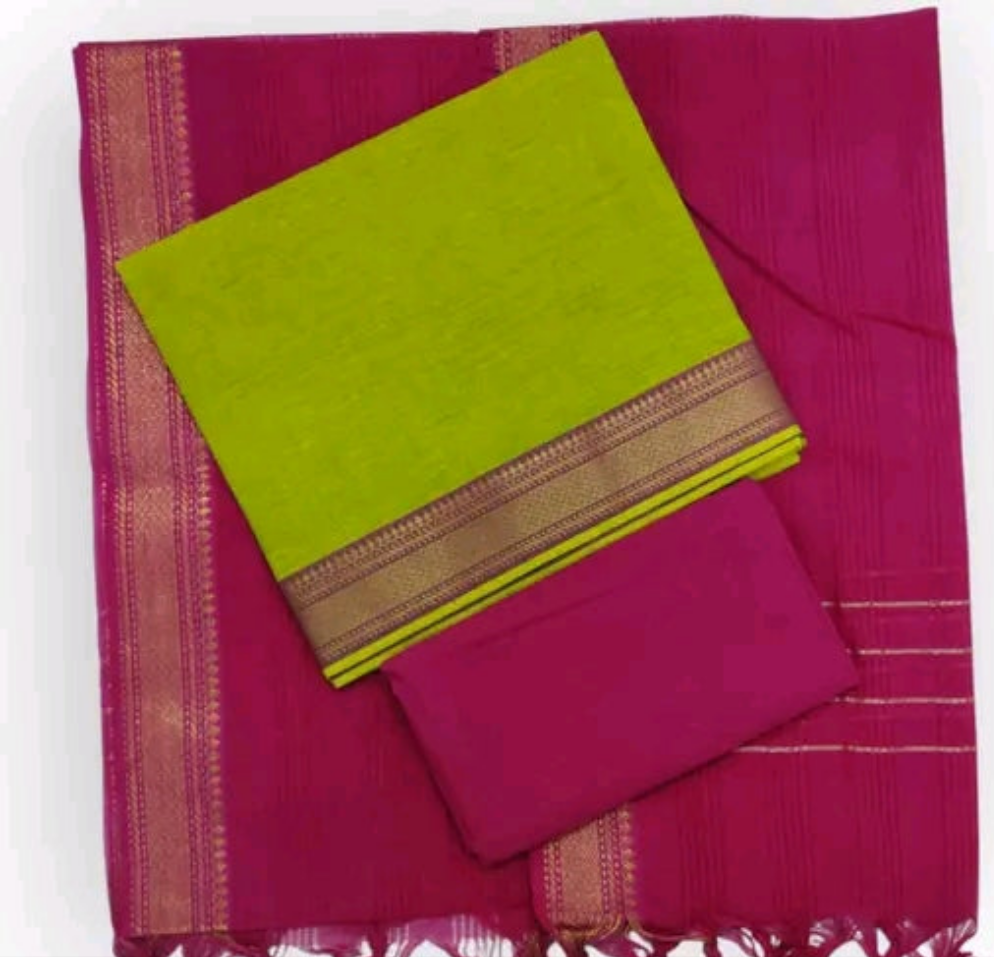 Mangalagiri Cotton unstitched salwar material