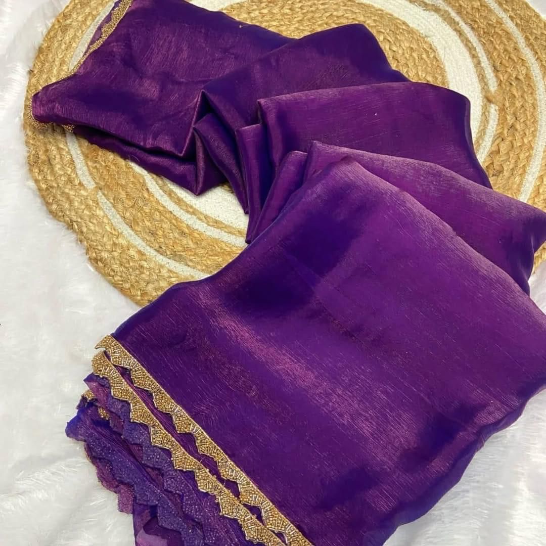 Chiffon Dual tone Saree