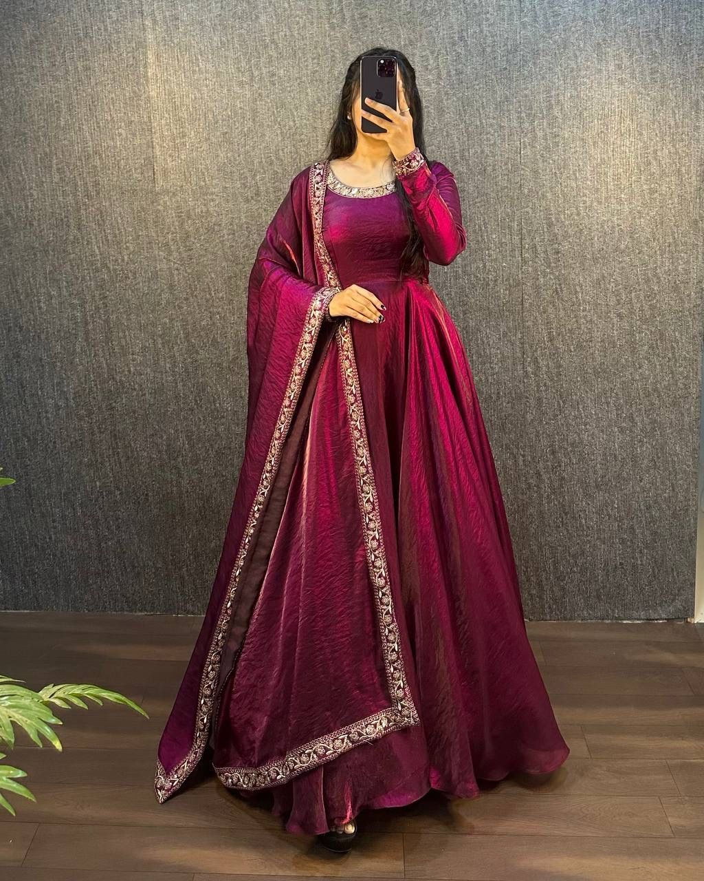 EMBROIDERY ETHNIC WEAR GOWN