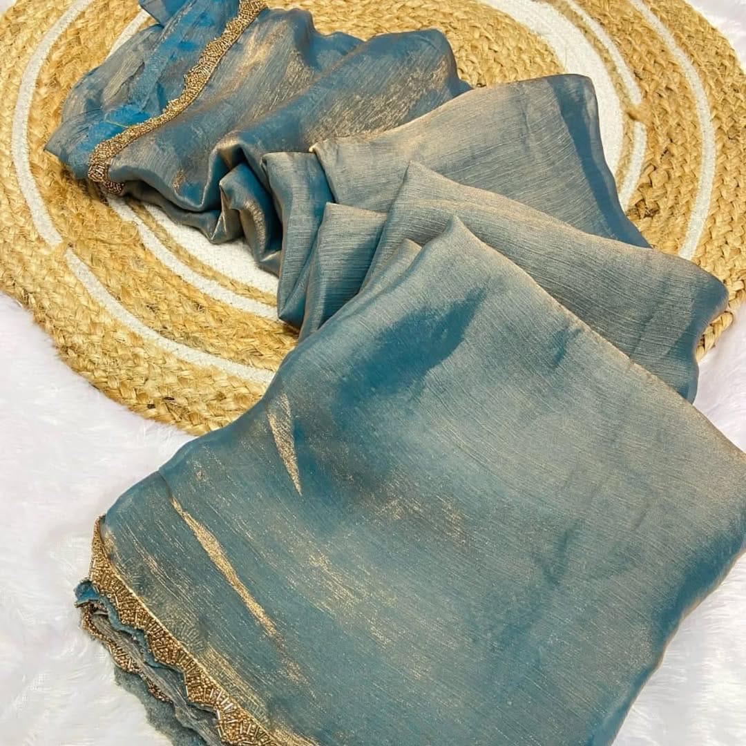 Chiffon Dual tone Saree