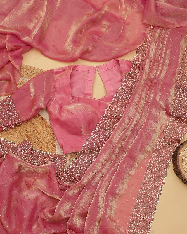 Space silk designer saree