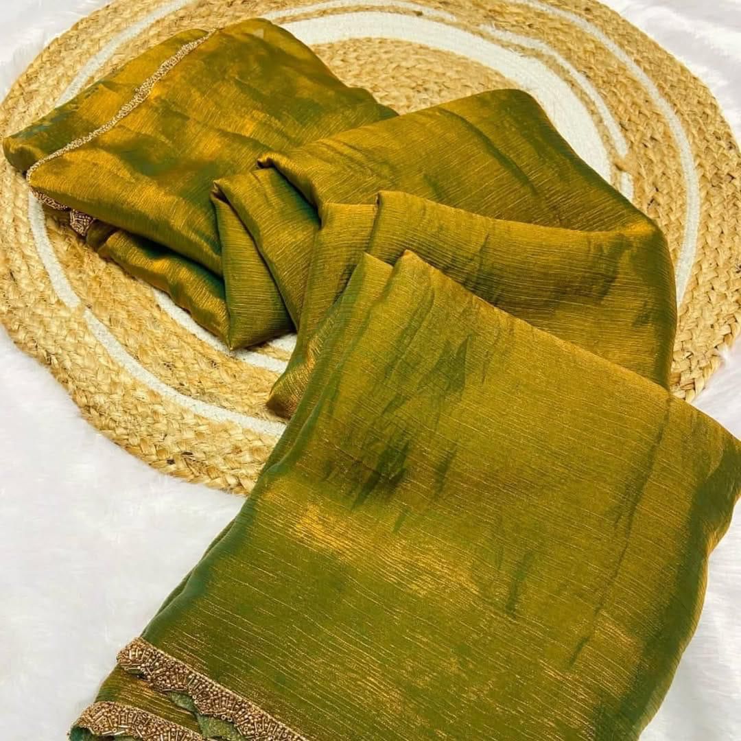 Chiffon Dual tone Saree