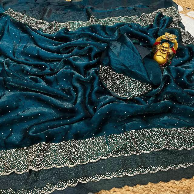 Space silk designer saree