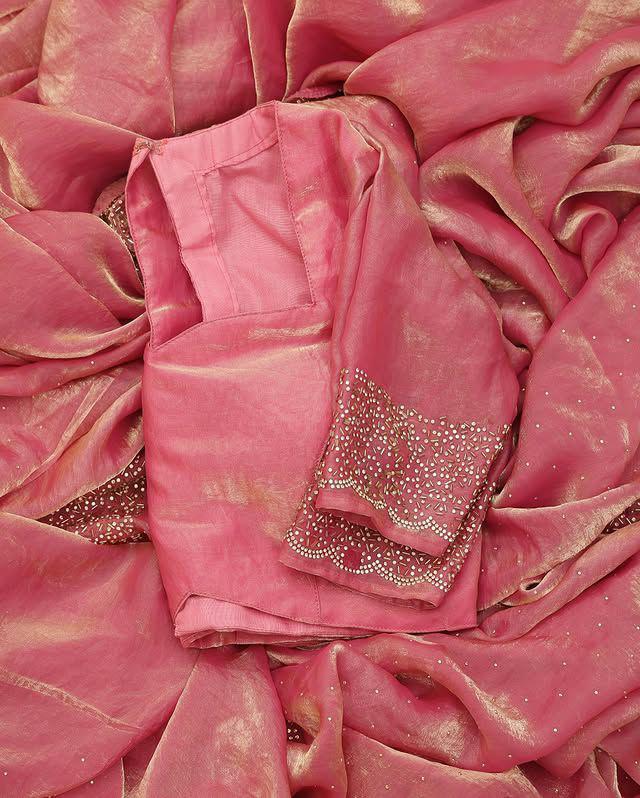 Space silk designer saree