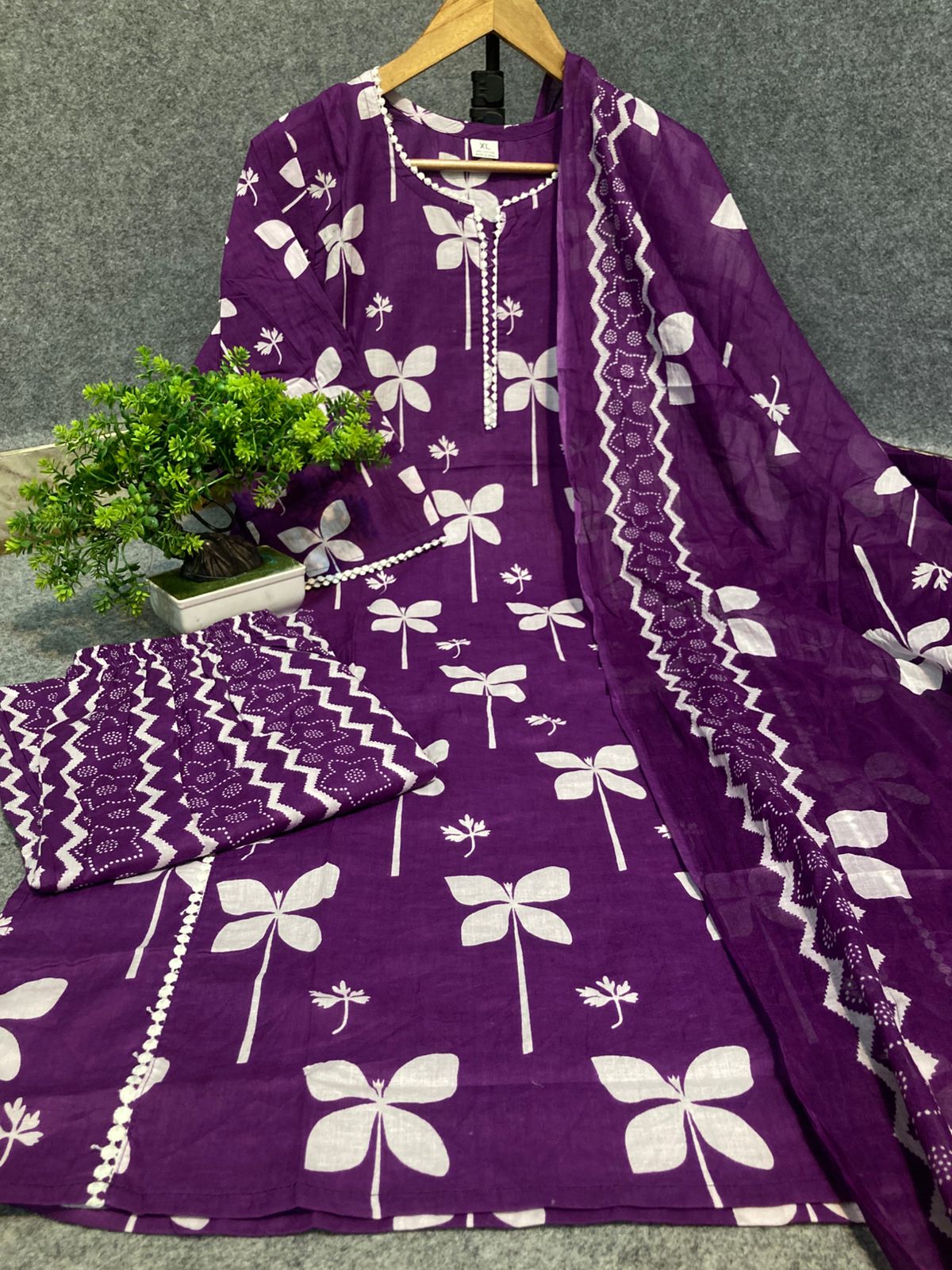 Jaipuri Cotton 3 peice sets - CS008