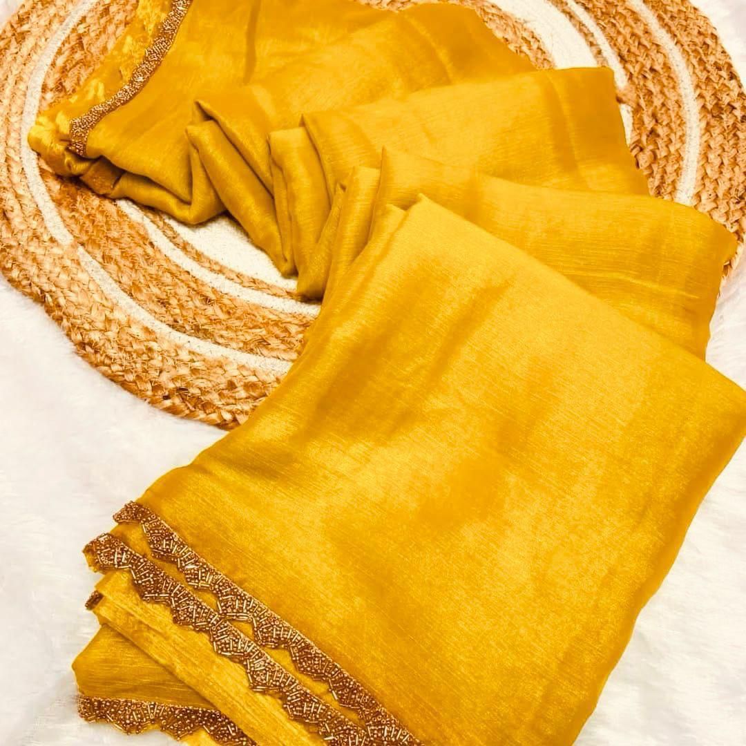 Chiffon Dual tone Saree