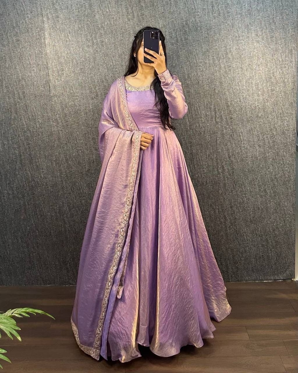 EMBROIDERY ETHNIC WEAR GOWN