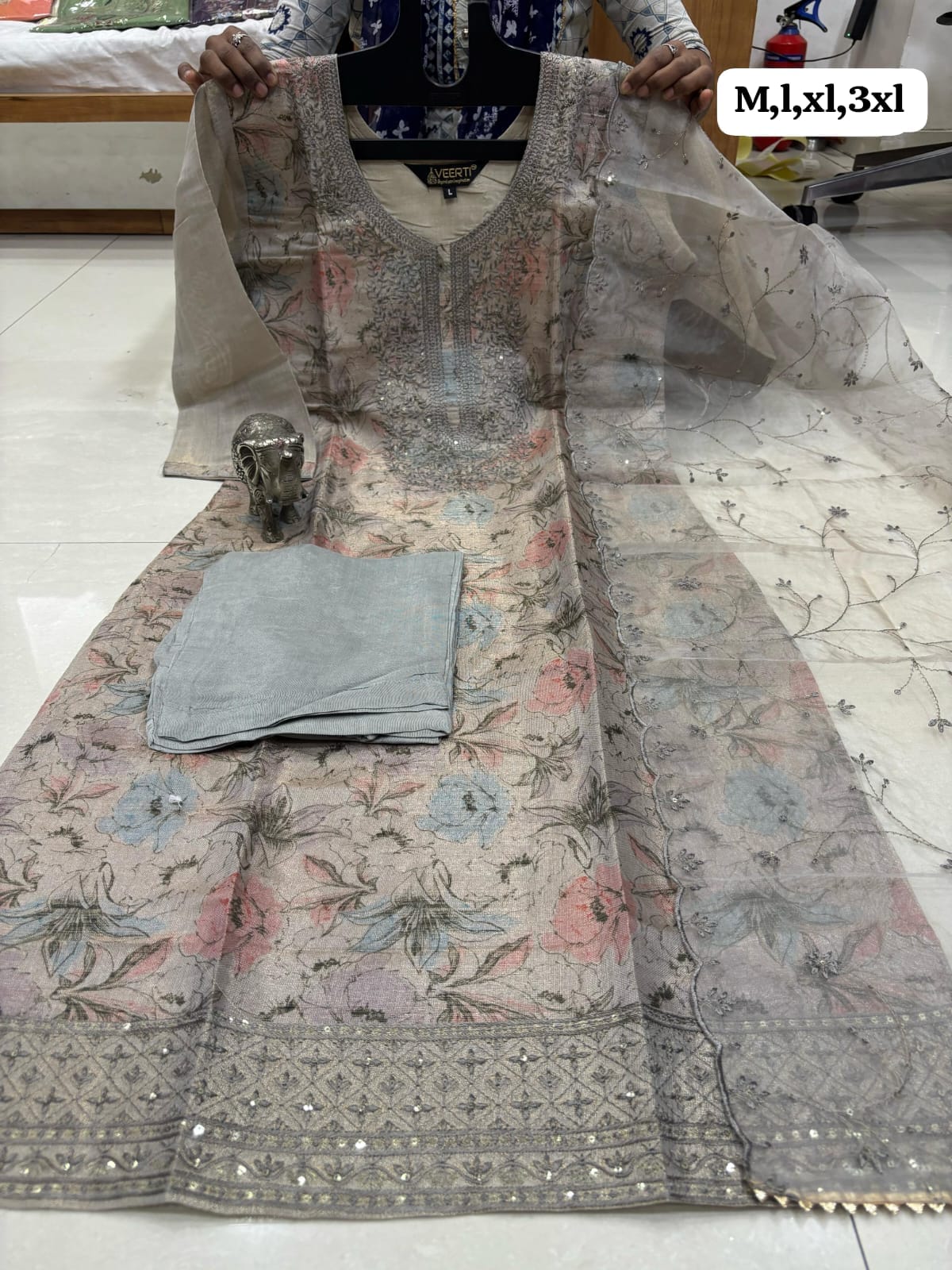 Organza silk Salwar sets