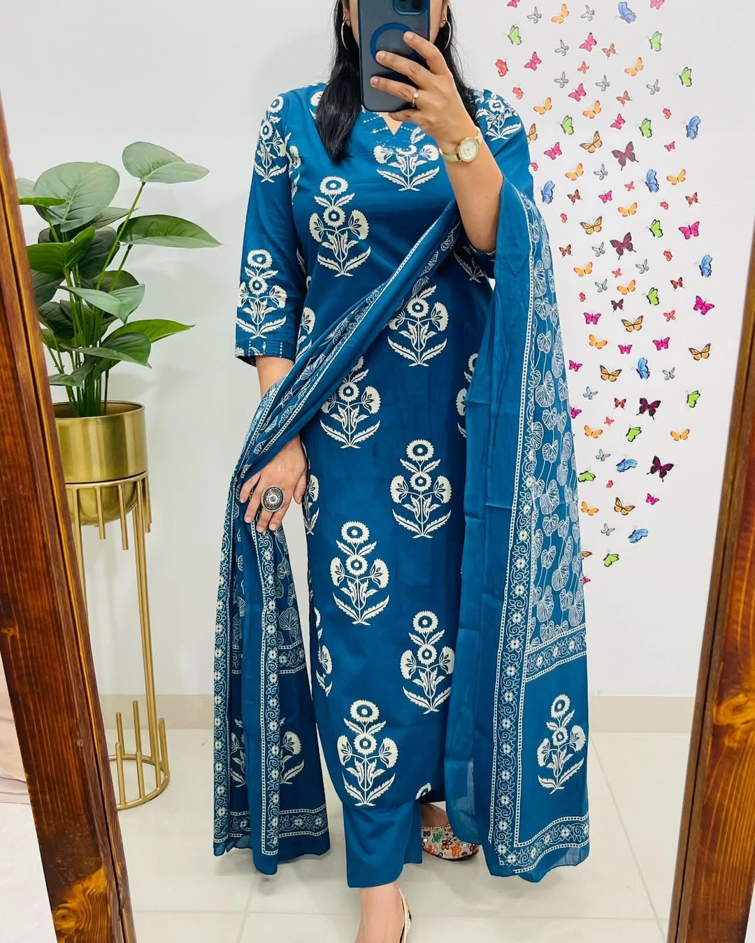 JAIPUR PRINT COTTON KURTHI SETS