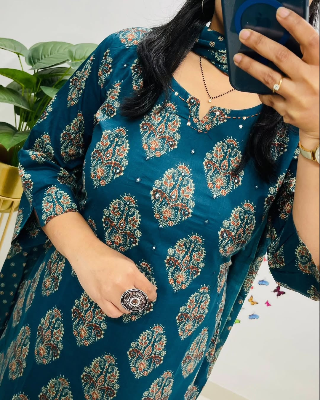 AJRAK PRINT COTTON SUITS