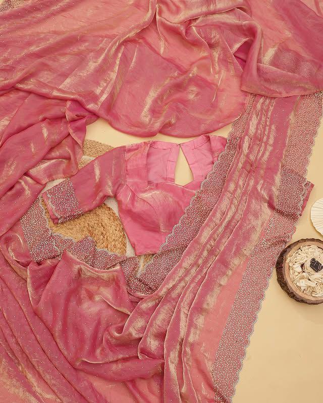 Space silk designer saree