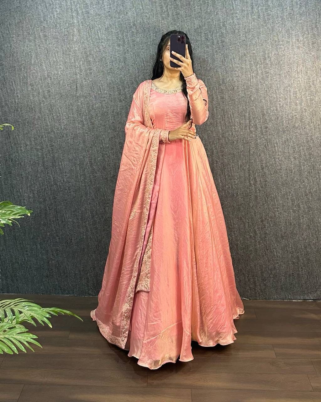 EMBROIDERY ETHNIC WEAR GOWN