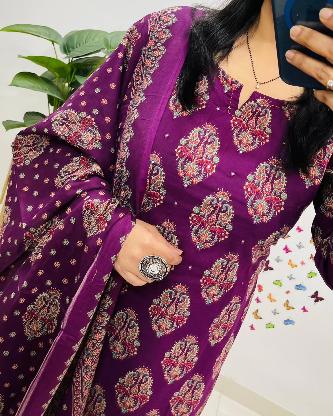 AJRAK PRINT COTTON SUITS