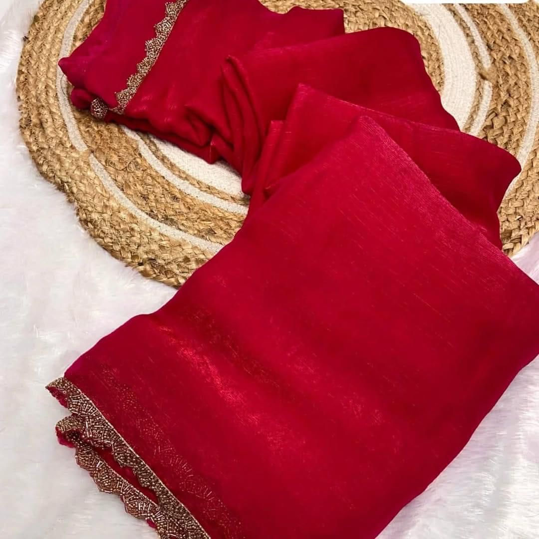 Chiffon Dual tone Saree