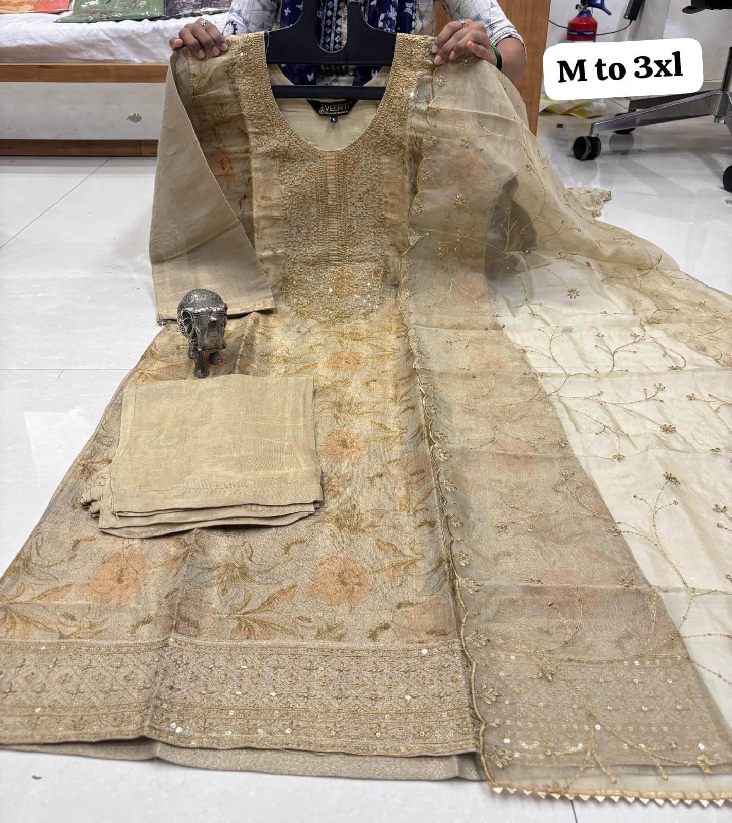 Organza silk Salwar sets