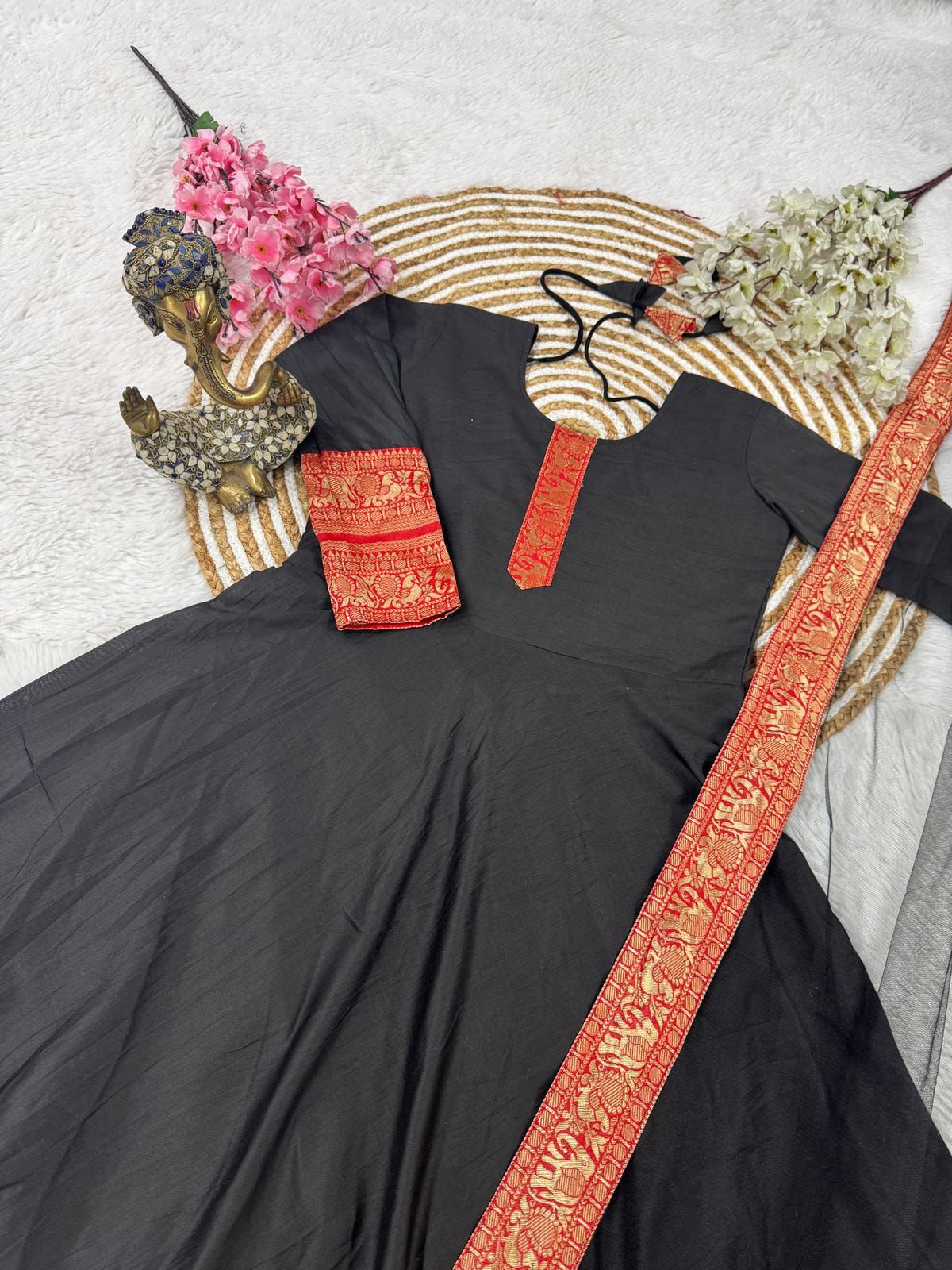 Silk Kurthi With Duppatta