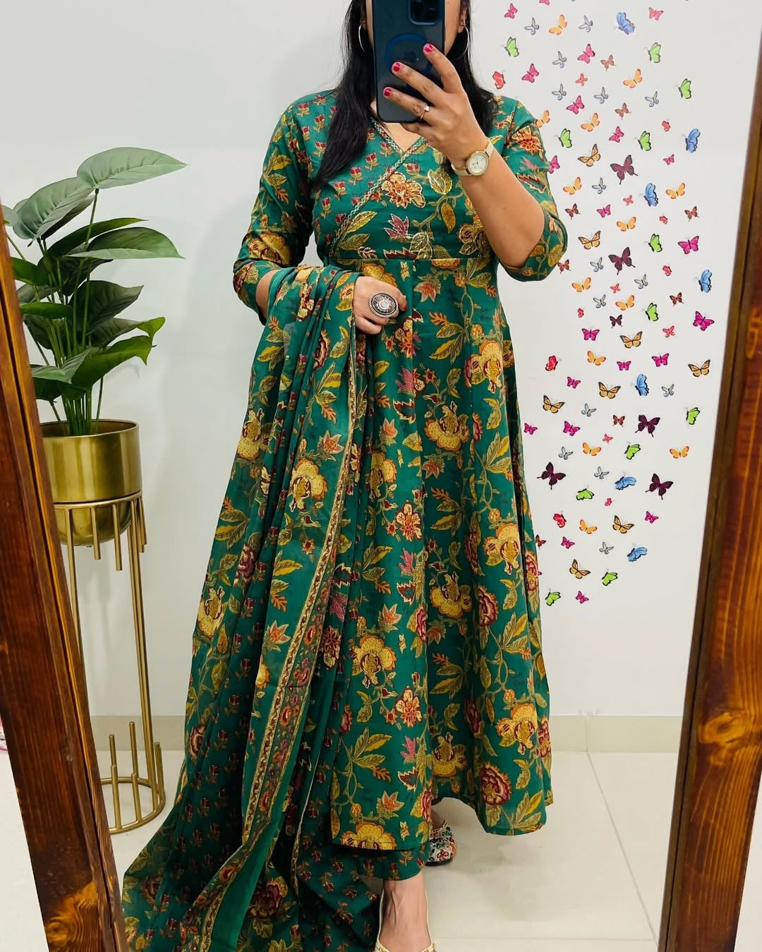 Anarkali Cotton Suits