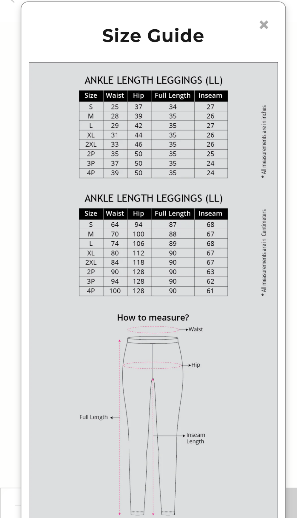 Gocolors Ankle Length Leggings