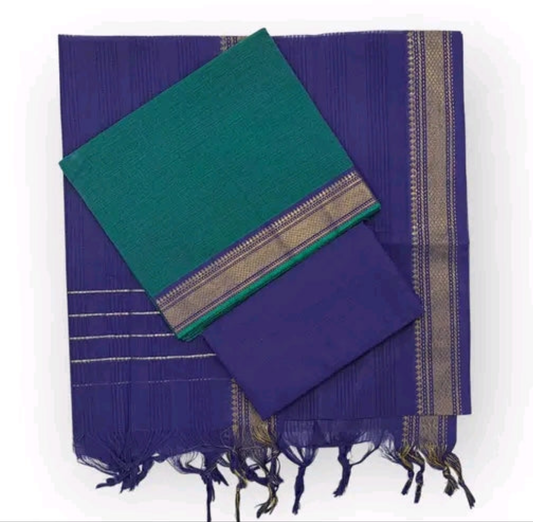 Mangalagiri Cotton Unstitched salwar material