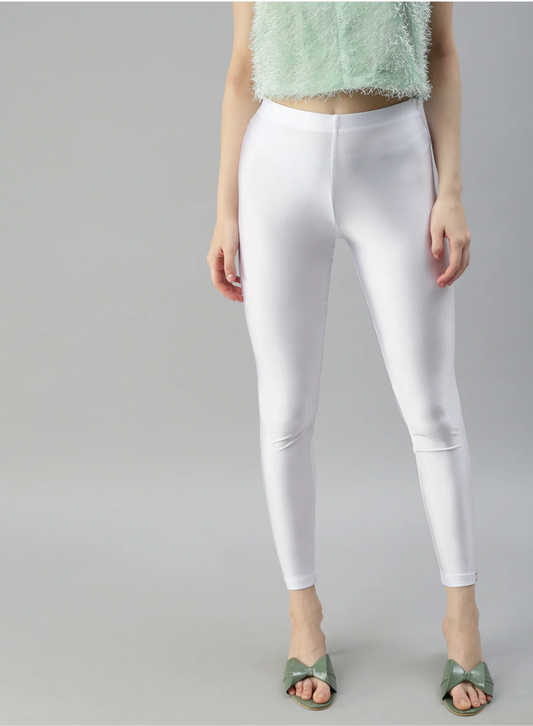 Shimmer Leggings - White