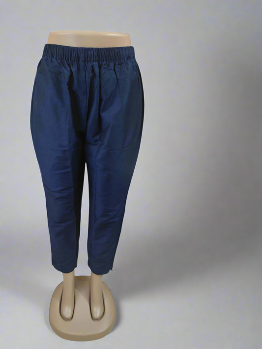 Metallic pant - Navy Blue