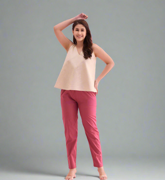 Cambric Cotton Pants