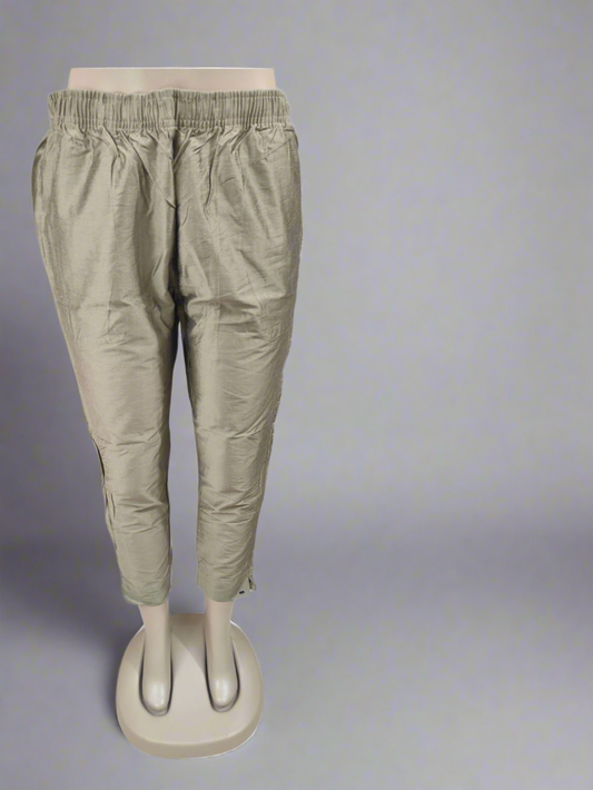 Metallic pant - Honey dew