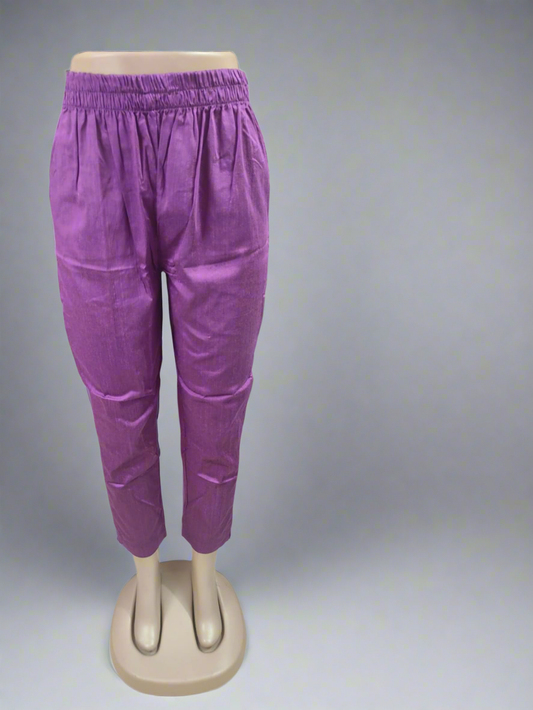 Metallic pant - Lavender