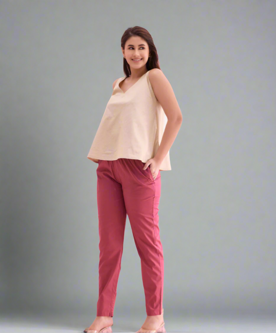 Cambric Cotton Pants