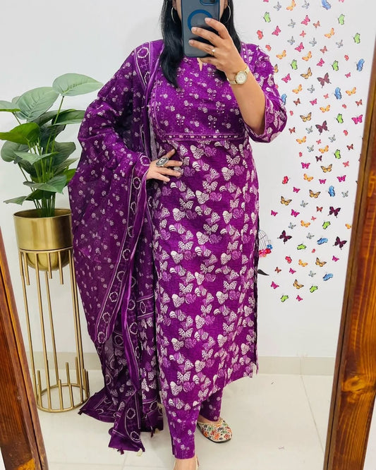 Premium cotton salwar suits