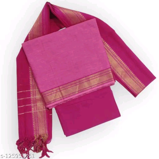 Mangalagiri Cotton unstitched salwar material