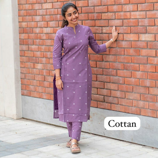 Cotton Kurthi pant set