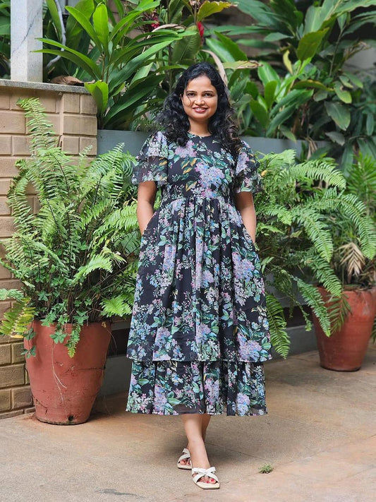 Georgette Maxi Gown
