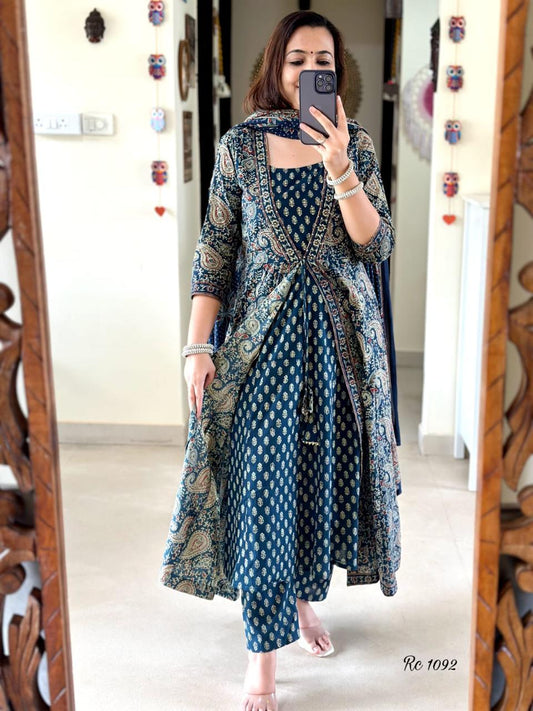 Cotton Anarkali suit