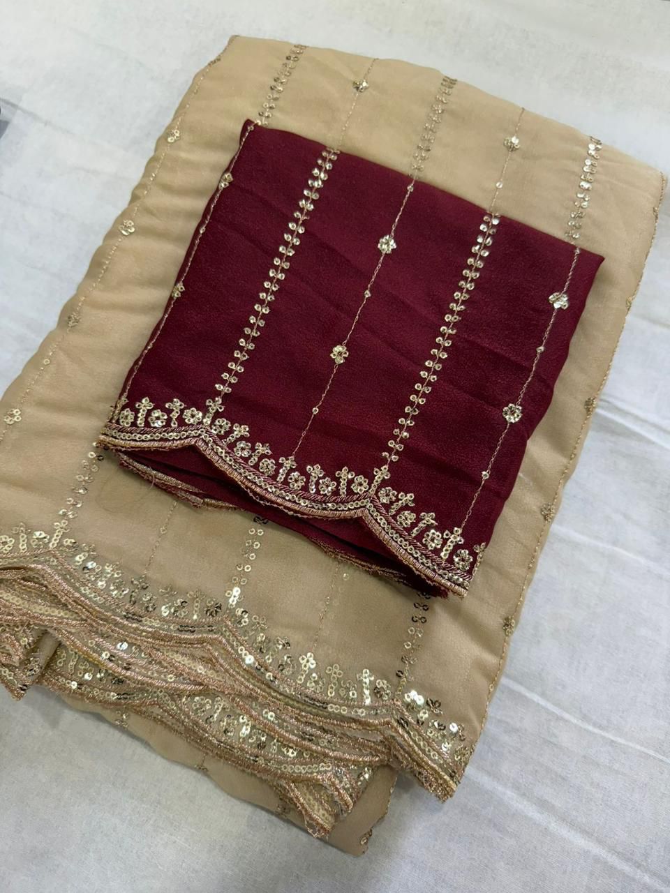 ✨ New Arrival – Designer Star Georgette Saree