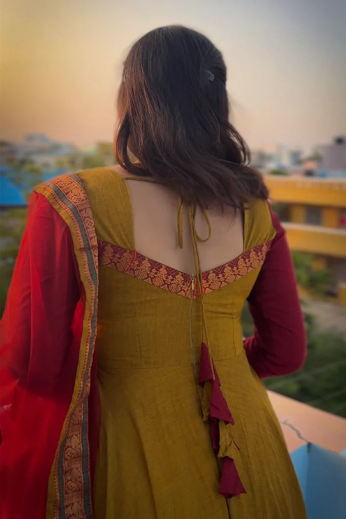 Silk Kurthi With Duppata