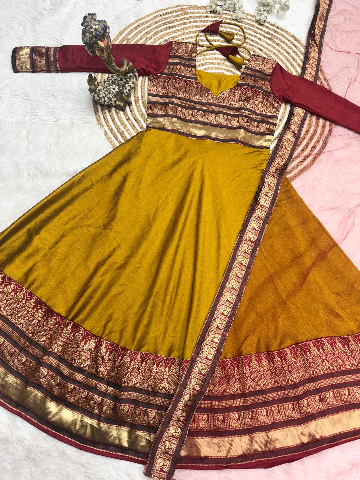 Silk Kurthi With Duppata