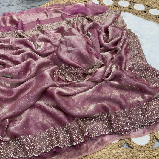 Space silk designer saree