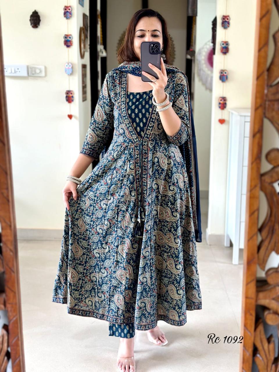 Cotton Anarkali suit