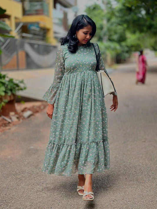 Georgette Maxi Gown