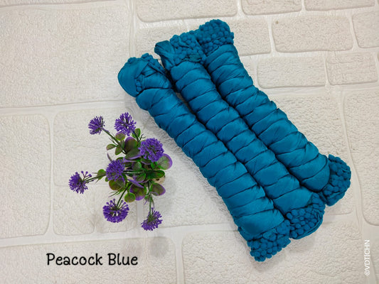 Shimmer Dupatta - Peacock Blue - BT043
