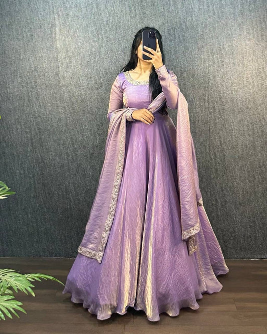 EMBROIDERY ETHNIC WEAR GOWN