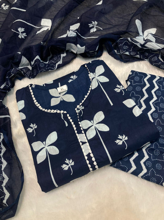 Jaipuri Cotton 3 peice sets - CS003
