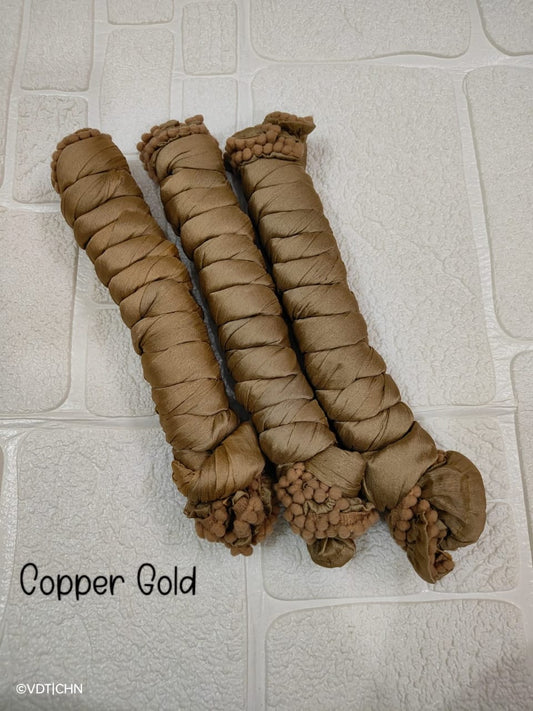 Shimmer Dupatta - Copper Gold - BT047