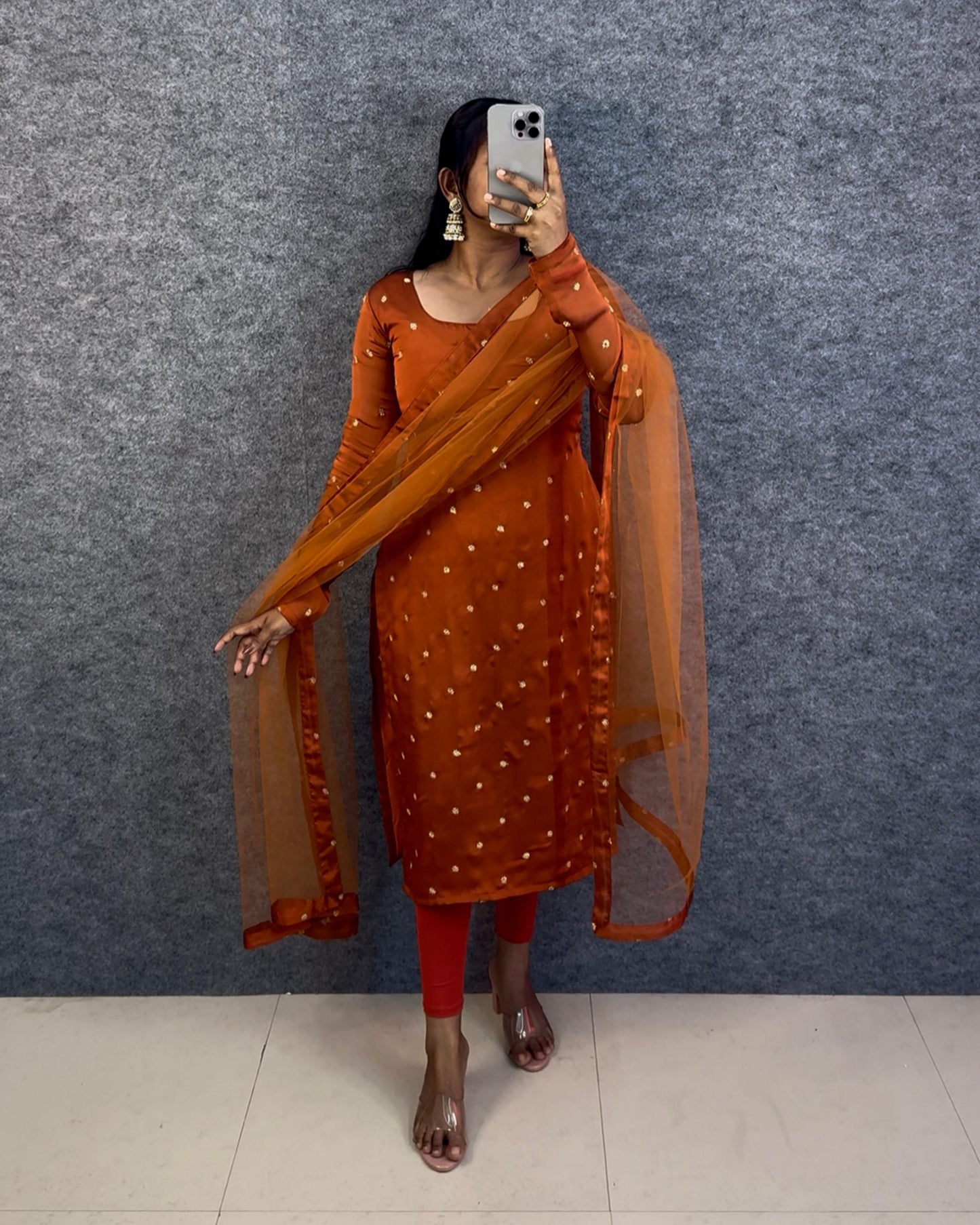 Silk kurthi Duppatta set