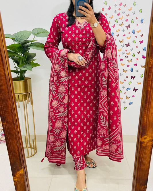 Premium cotton salwar suits